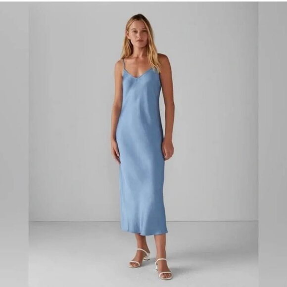Club Monaco Light Blue Maxi Dress - Picture 1 of 5